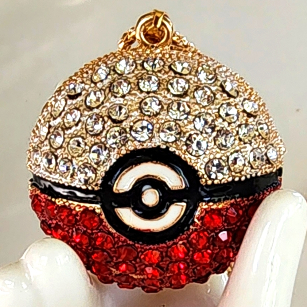 💥 Red Pokeball Necklace